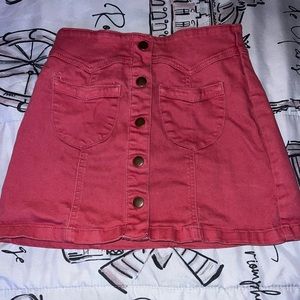 Button down skirt
